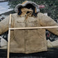 Vintage 1990s Carhartt Fur hood Full Zip Winter Workwear Chore Coat Men's XL from propervintagecanada