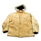 Vintage 1990s Carhartt Fur hood Full Zip Winter Workwear Chore Coat Men's XL from propervintagecanada
