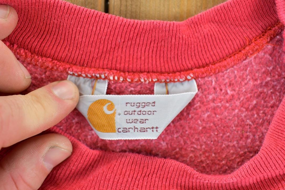 Vintage 1990s Carhartt Heavyweight Cotton Crewneck Sweatshirt Men's Large