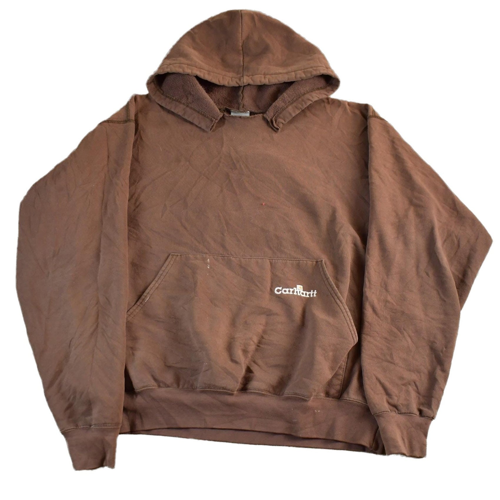 Vintage 1990s Carhartt Heavyweight Distressed Hoodie Men's Large from propervintagecanada