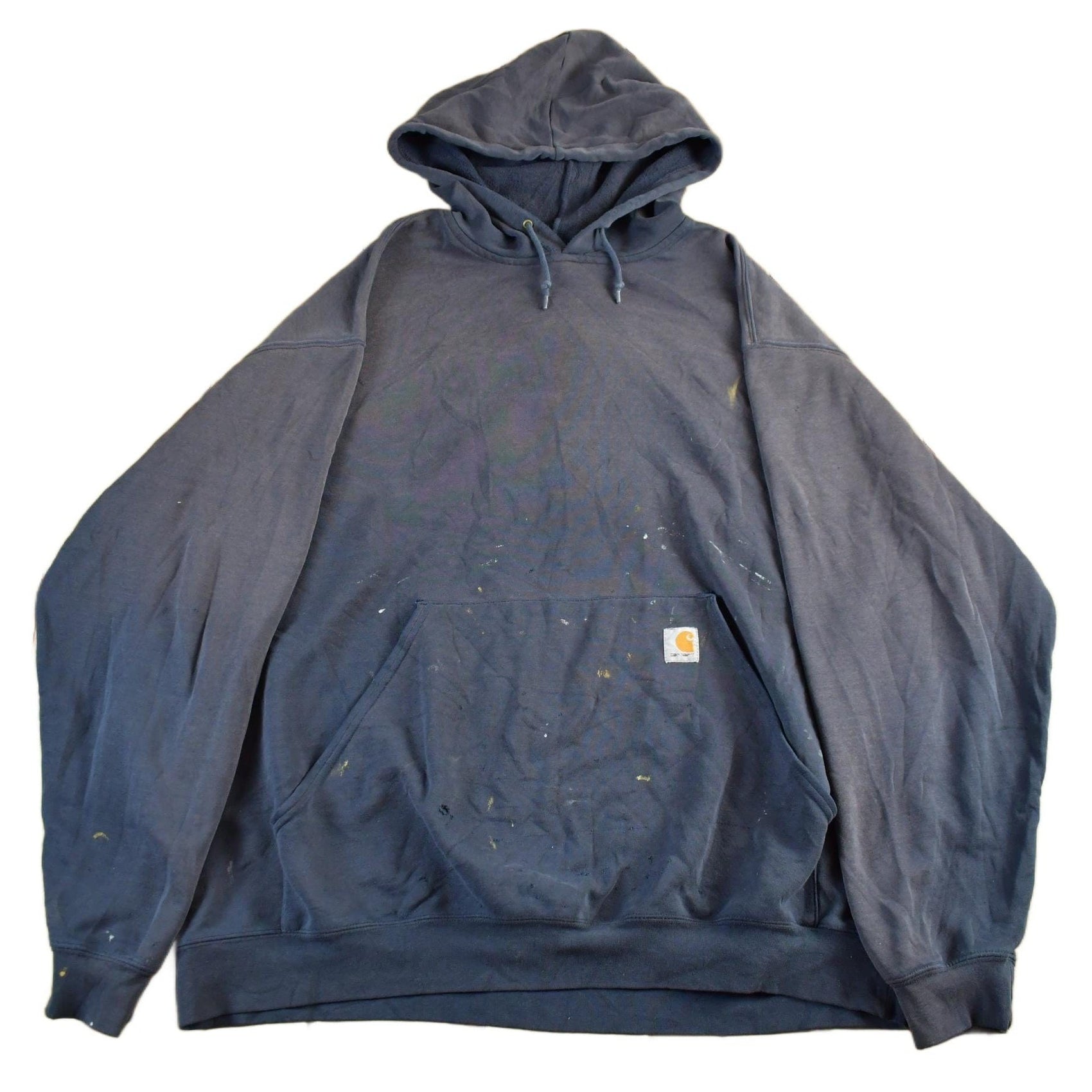 Vintage 1990s Carhartt Heavyweight Paint Distressed Hoodie Size 3XL Men's 3XL from propervintagecanada