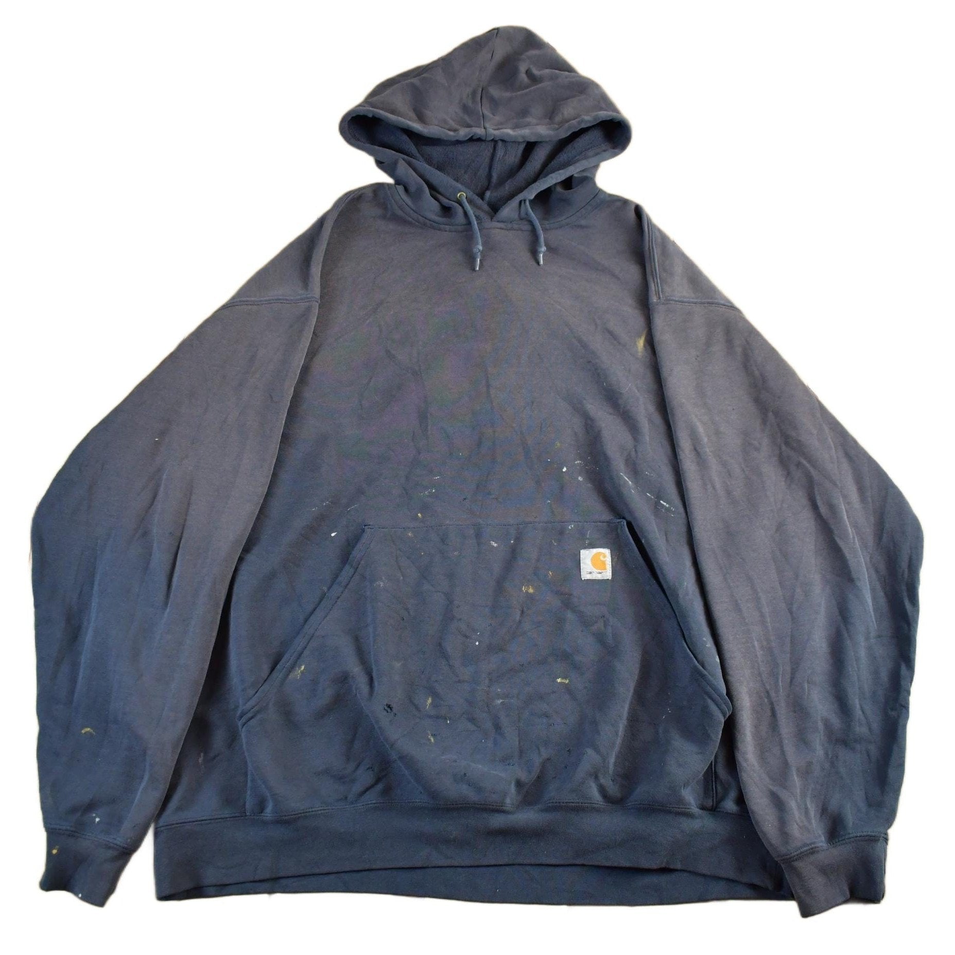 Vintage 1990s Carhartt Heavyweight Paint Distressed Hoodie Size 3XL Men's 3XL from propervintagecanada