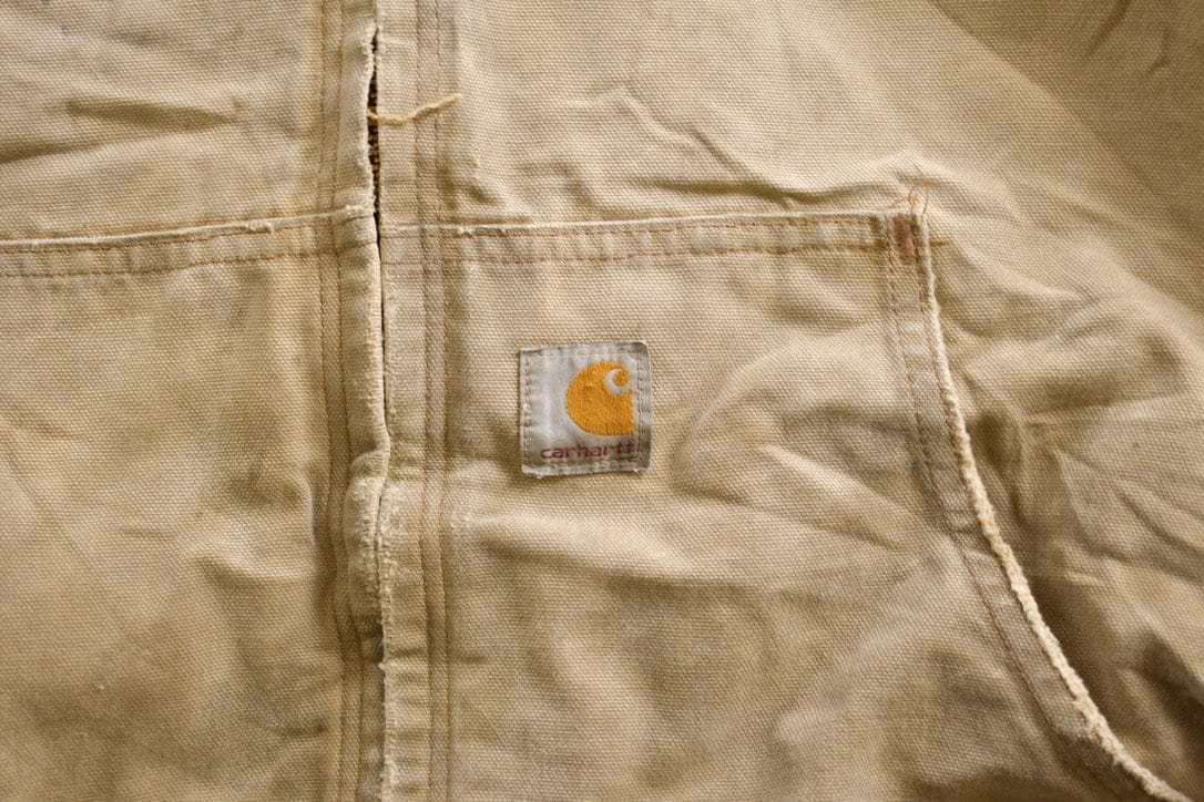 Vintage 1990s Carhartt Hooded Jacket Men's Large from propervintagecanada