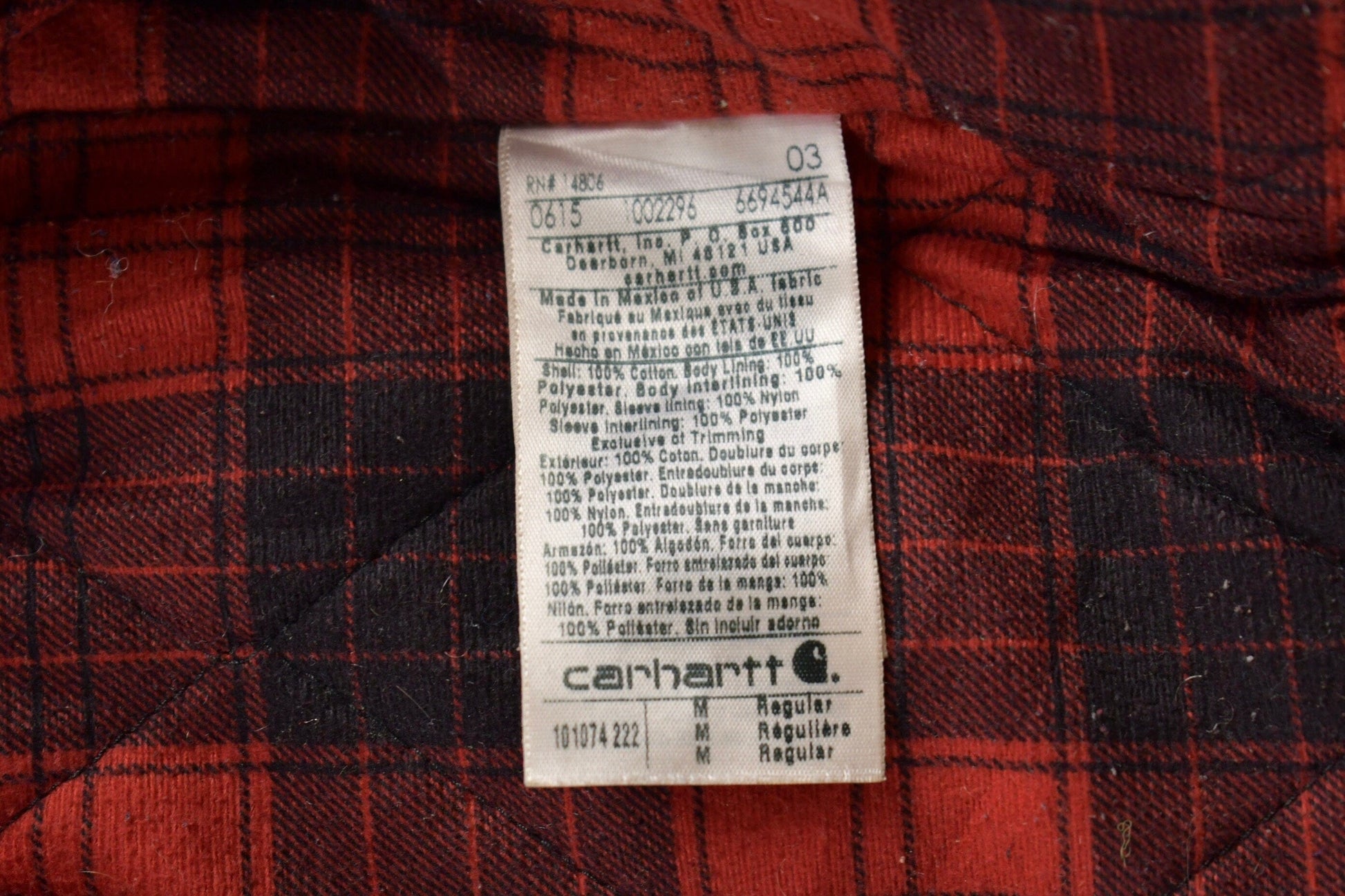 Vintage 1990s Carhartt Hooded Jacket Men's Medium from propervintagecanada