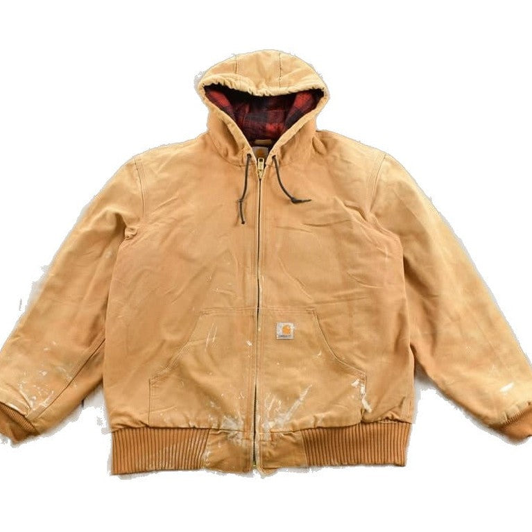 Vintage 1990s Carhartt Hooded Jacket Men's Medium from propervintagecanada