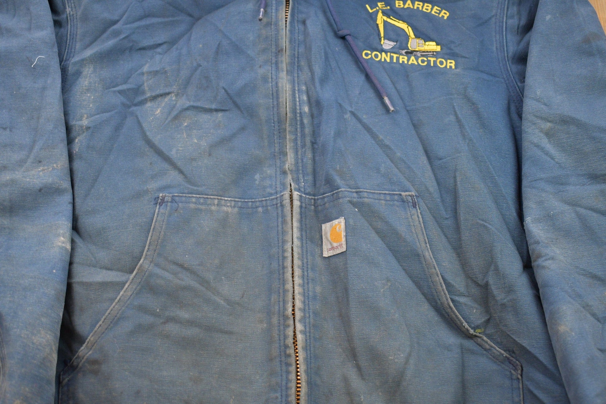 Vintage 1990s Carhartt Hooded Jacket Men's XL from propervintagecanada