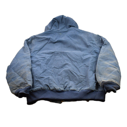 Vintage 1990s Carhartt Hooded Jacket Men's XL from propervintagecanada