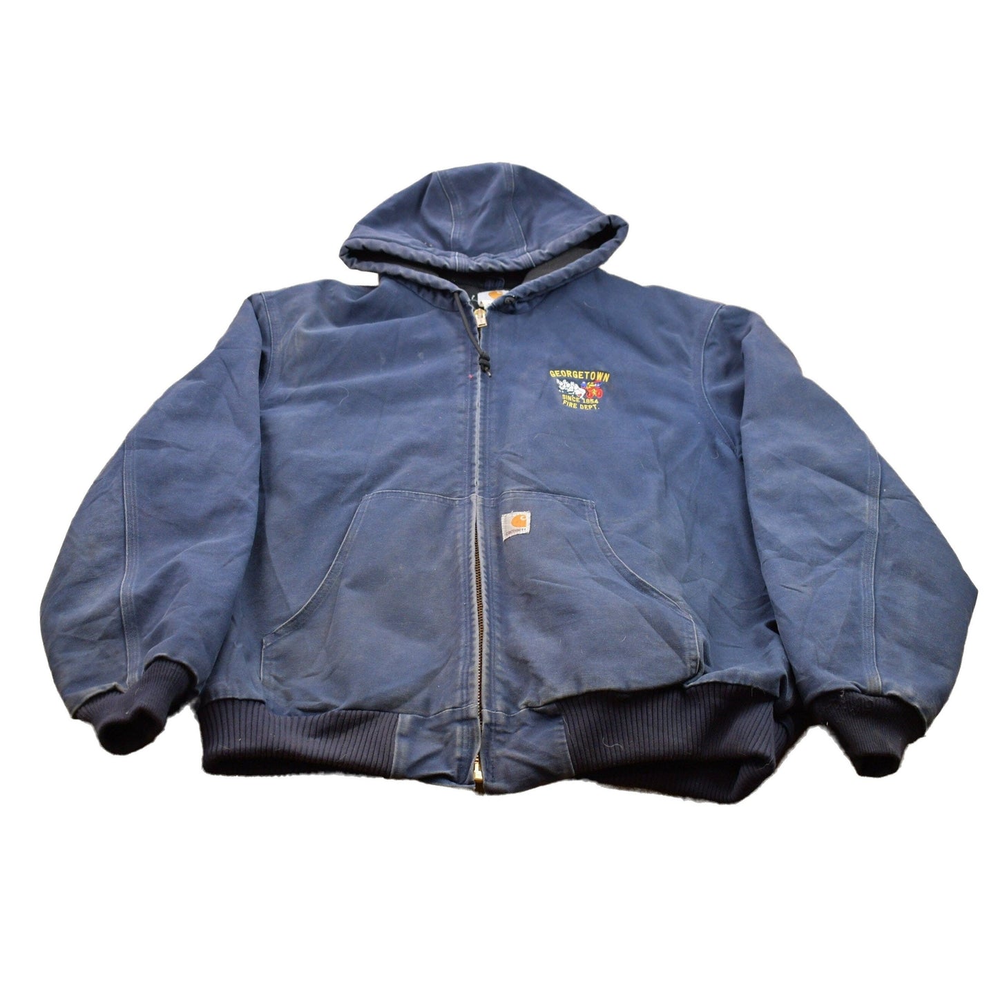 Vintage 1990s Carhartt Hooded Jacket Men's XL from propervintagecanada