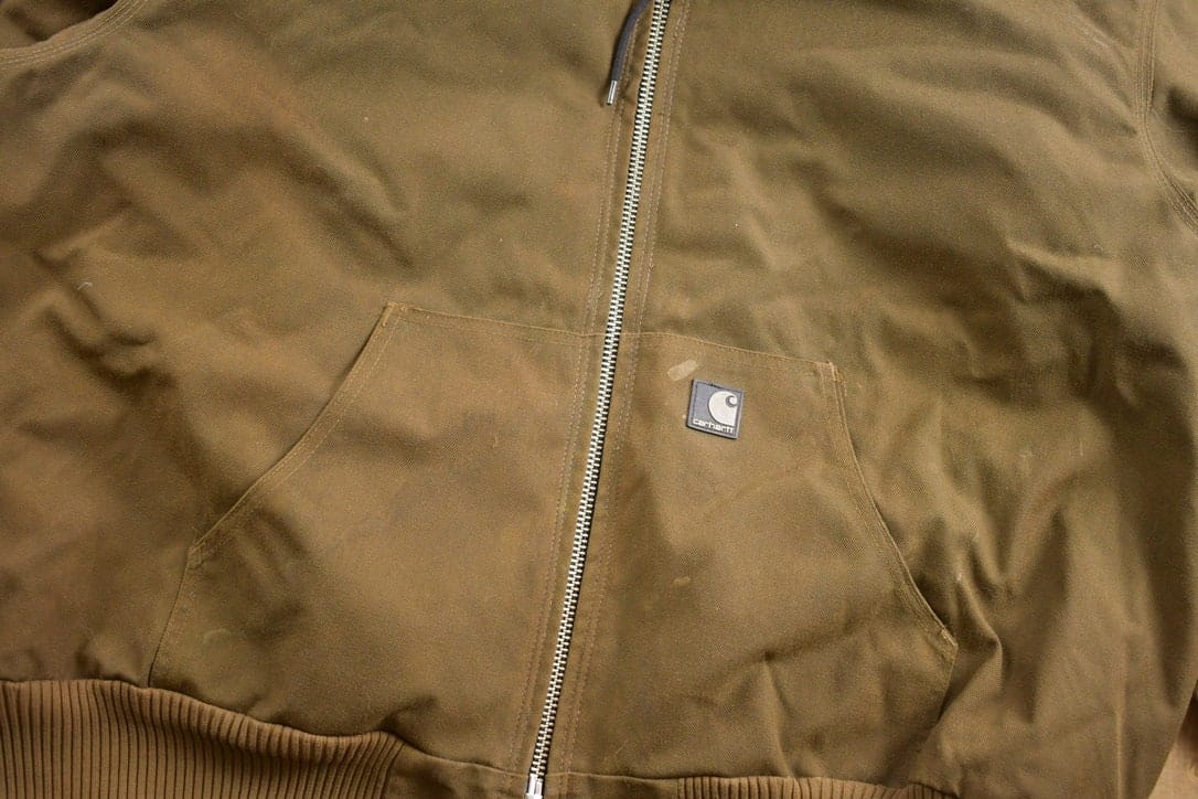 Vintage 1990s Carhartt Hooded Work Jacket Men's 3XL from propervintagecanada