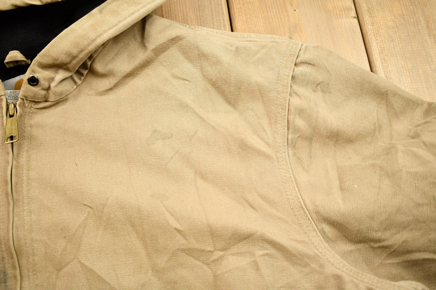 Vintage 1990s Carhartt Hooded Work Jacket Men's XL from propervintagecanada