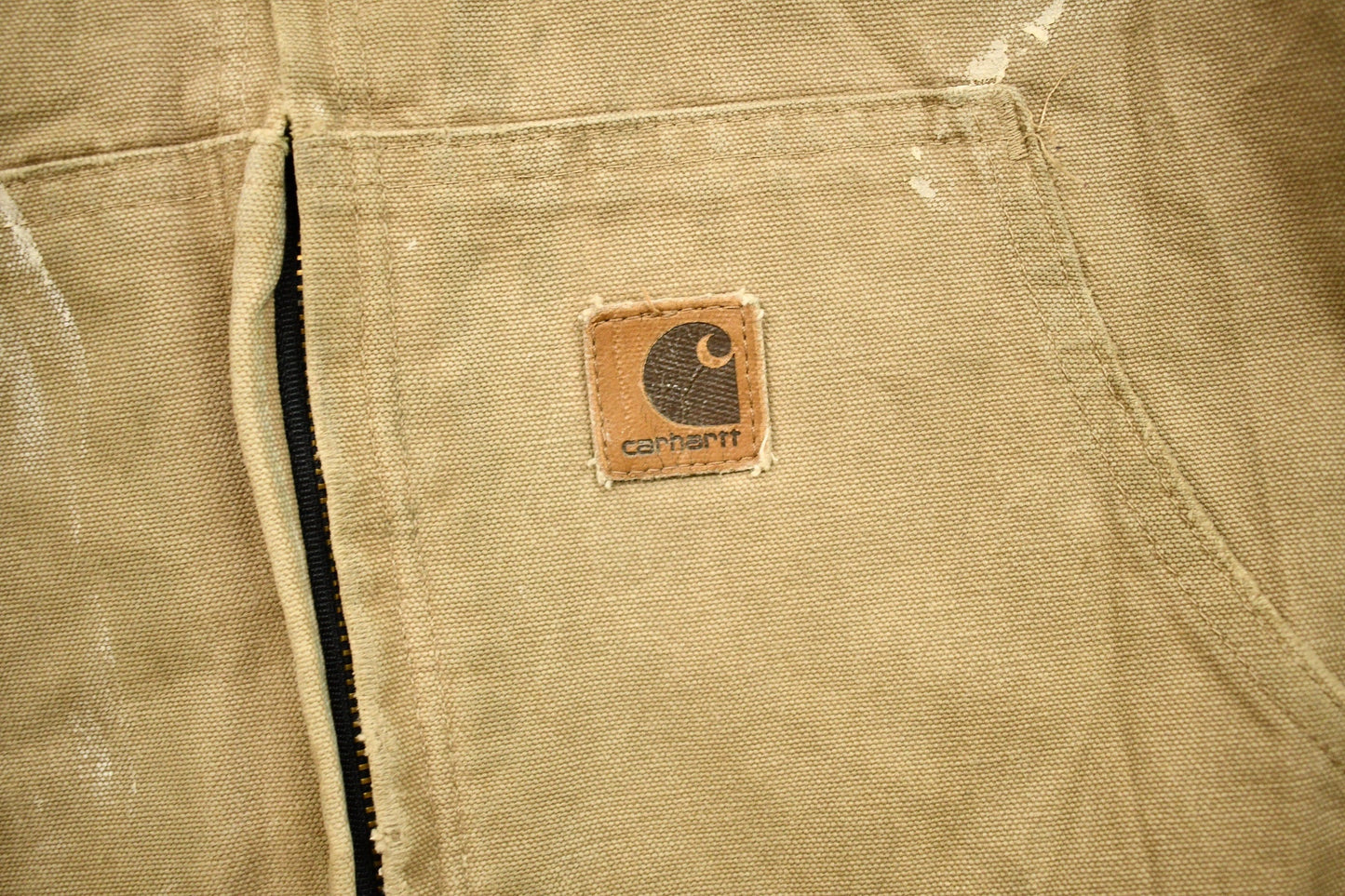Vintage 1990s Carhartt Hooded Work Jacket Men's XL from propervintagecanada
