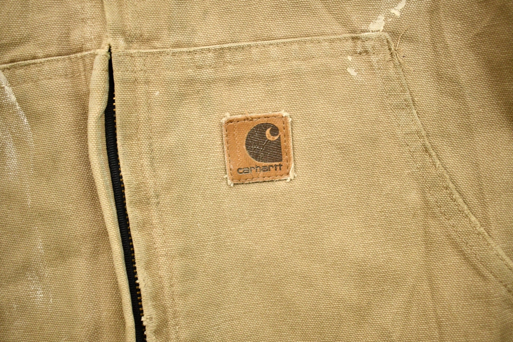 Vintage 1990s Carhartt Hooded Work Jacket Men's XL from propervintagecanada