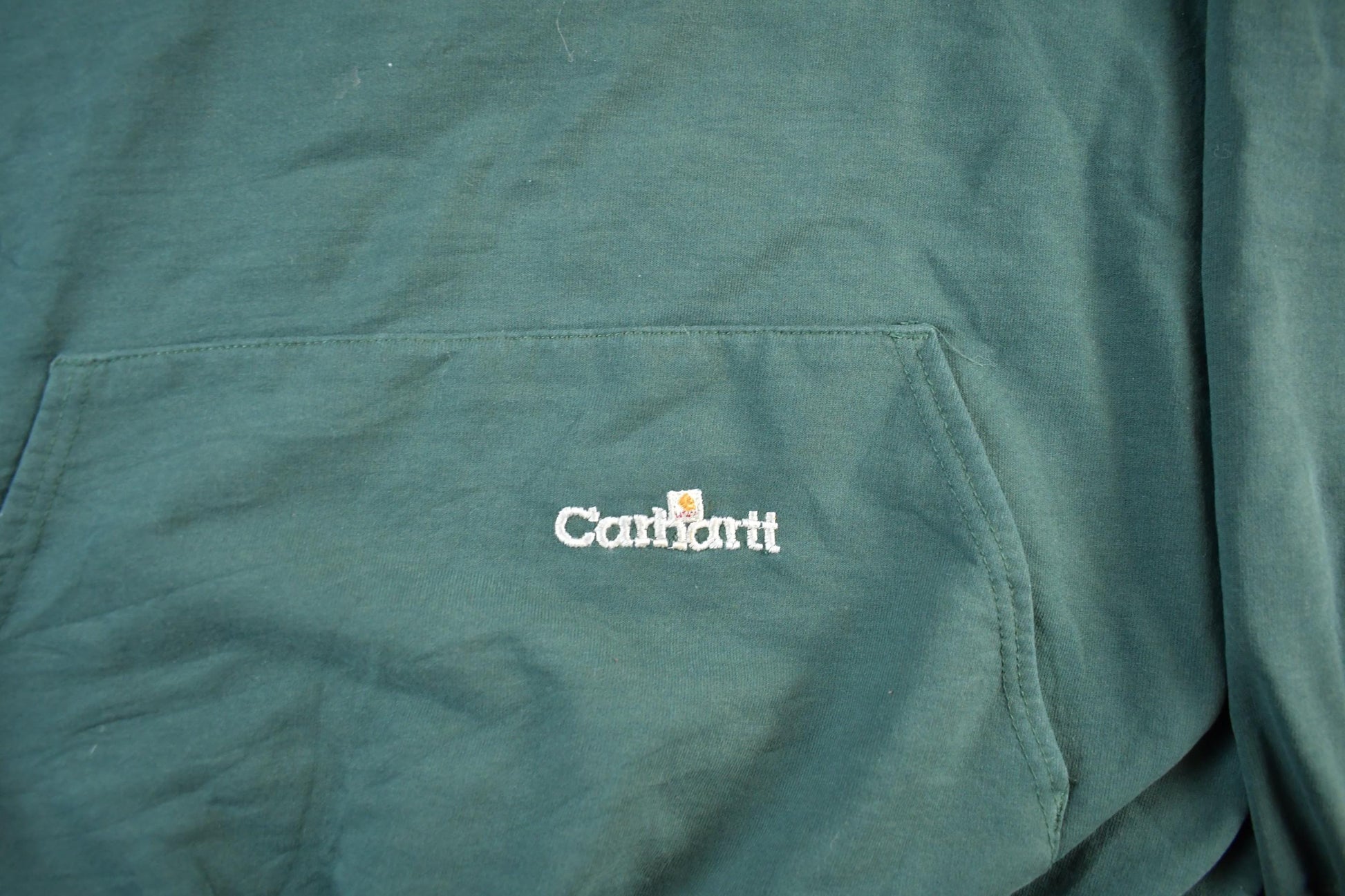 Vintage 1990s Carhartt Hoodie Sweatshirt Men's Large from propervintagecanada