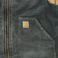 Vintage 1990s Carhartt Jacket Vest Mens Large Tall / 90s Workwear / Sun Faded Distressed Coat / USA Americana from propervintagecanada