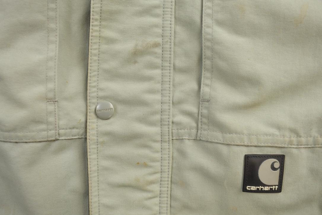 Vintage 1990s Carhartt Mesh Lined Windbreaker Distressed Jacket Men's Large from propervintagecanada