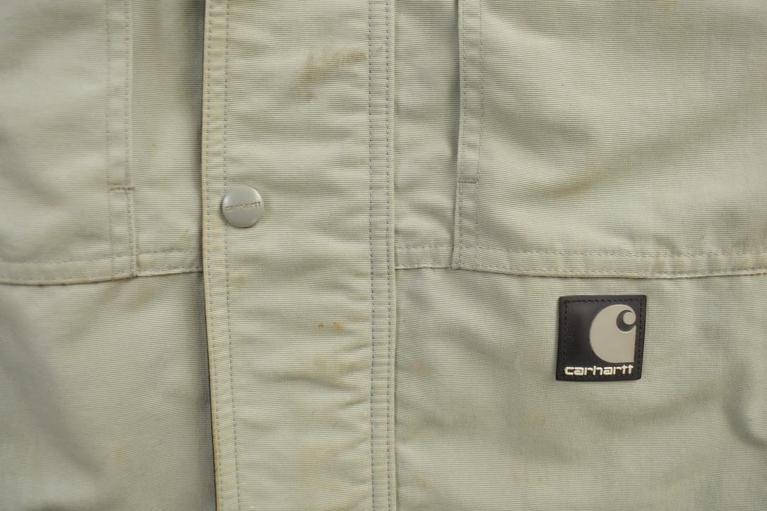 Vintage 1990s Carhartt Mesh Lined Windbreaker Distressed Jacket Men's Large from propervintagecanada