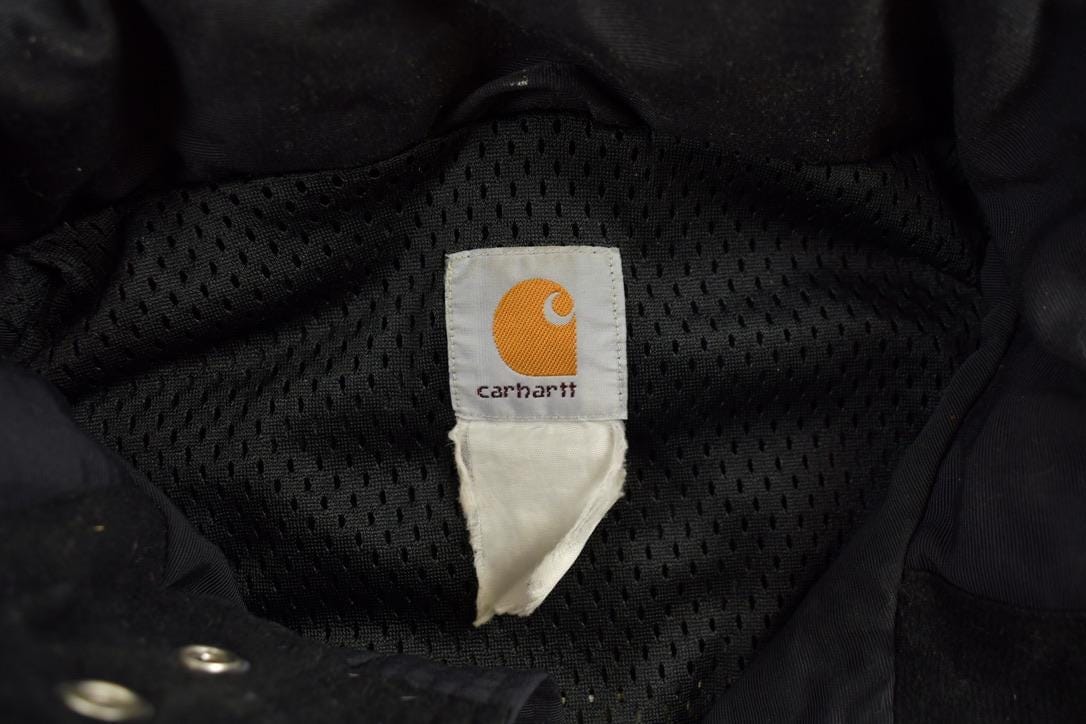 Vintage 1990s Carhartt Mesh Lined Windbreaker Distressed Jacket Men's Large from propervintagecanada