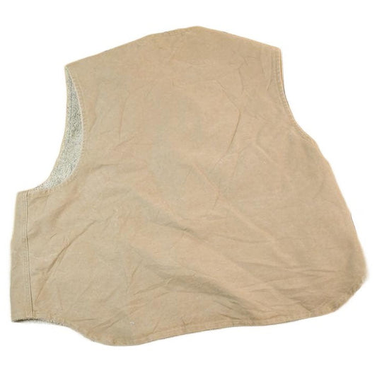 Vintage 1990s Carhartt Perfectly Distressed Work Vest Made In USA Men's 3XL from propervintagecanada