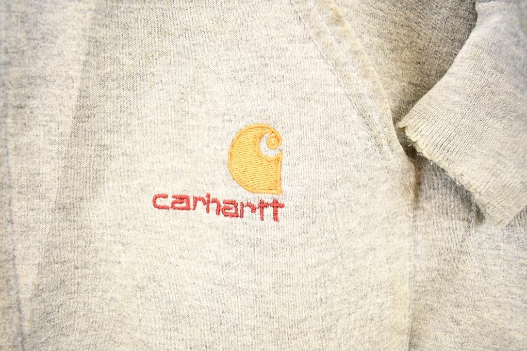 Vintage 1990s Carhartt Quantum Lined Zip Up Lined Hoodie Sweatshirt Men's L from propervintagecanada