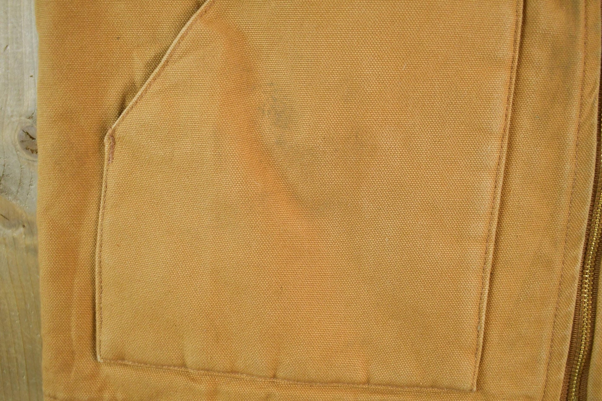 Vintage 1990s Carhartt Quilt Lined Jacket Vest Mens Large from propervintagecanada