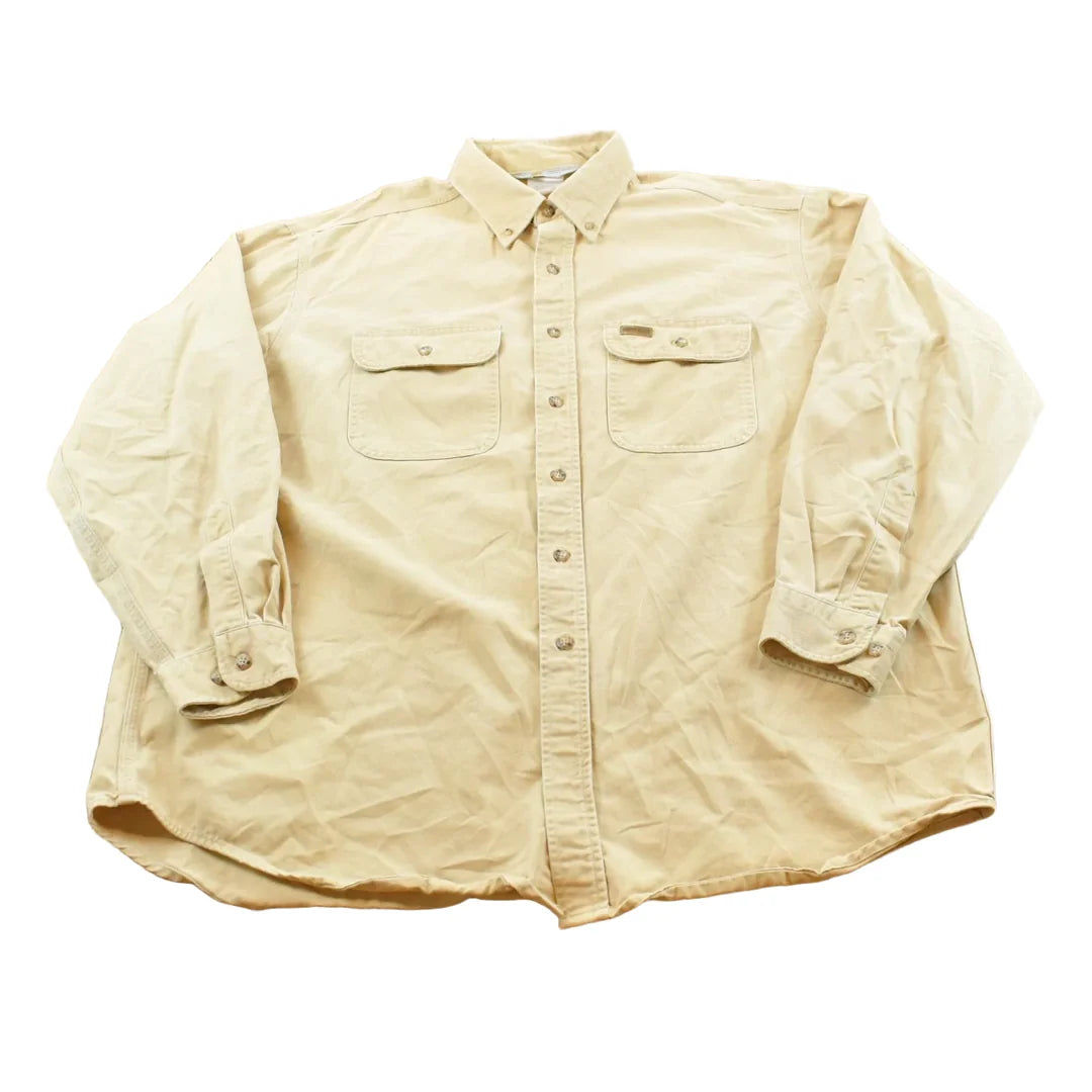 Vintage 1990s Carhartt Rugged Outdoor Wear Button Up Shirt Men's Men's 2XL from propervintagecanada