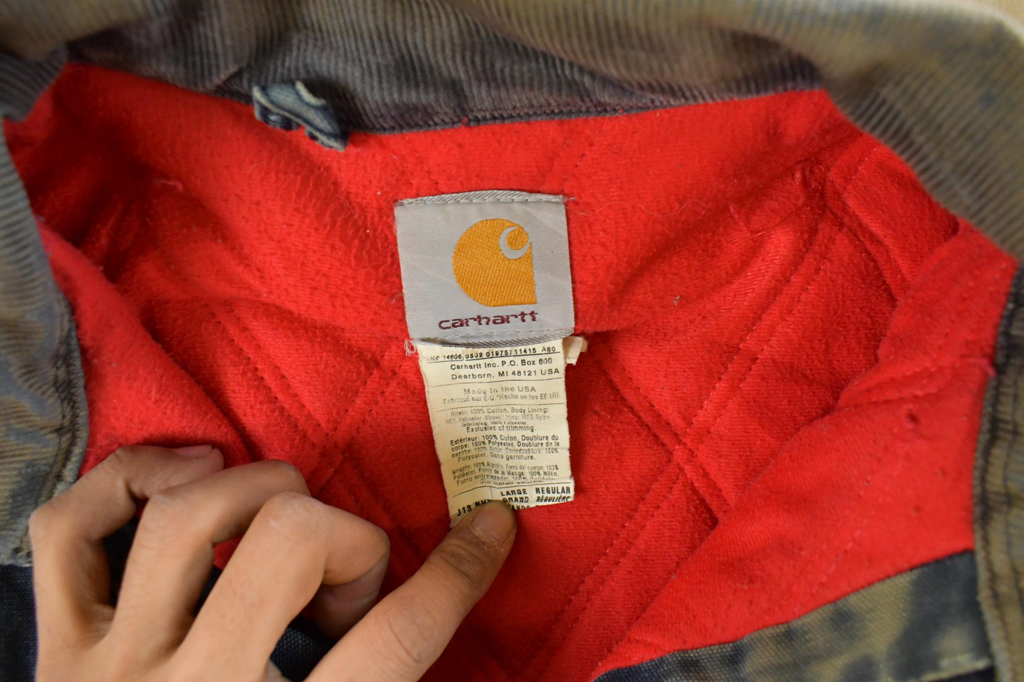 Vintage 1990s Carhartt Santa Fe Canvas Jacket Men's Large from propervintagecanada