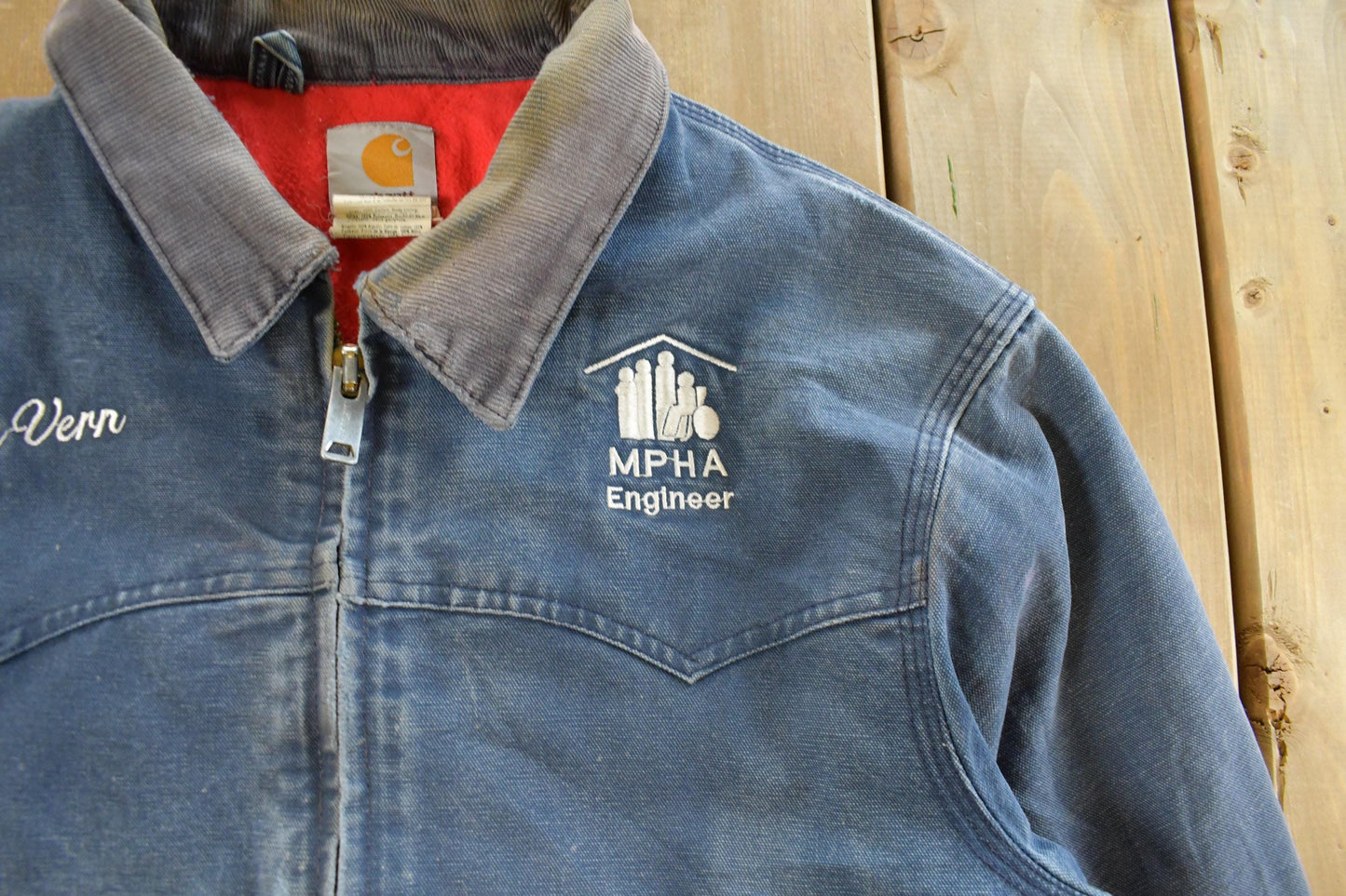 Vintage 1990s Carhartt Santa Fe Canvas Jacket Men's Large from propervintagecanada