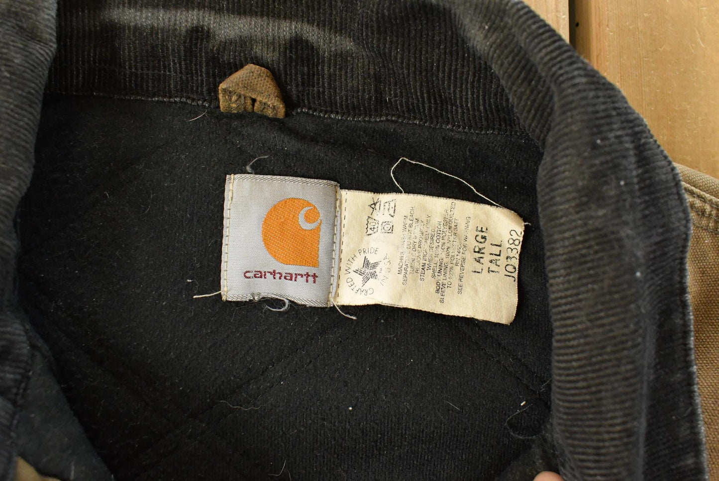 Vintage 1990s Carhartt Santa Fe Canvas Jacket Men's Large Tall from propervintagecanada