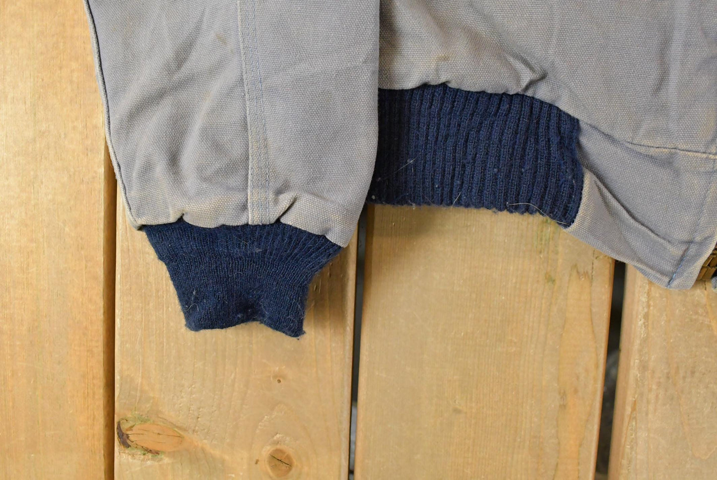 Vintage 1990s Carhartt Santa Fe Canvas Jacket Men's Small / Distressed Sun Faded / Workwear / 90s Work Jacket / Made in USA from propervintagecanada