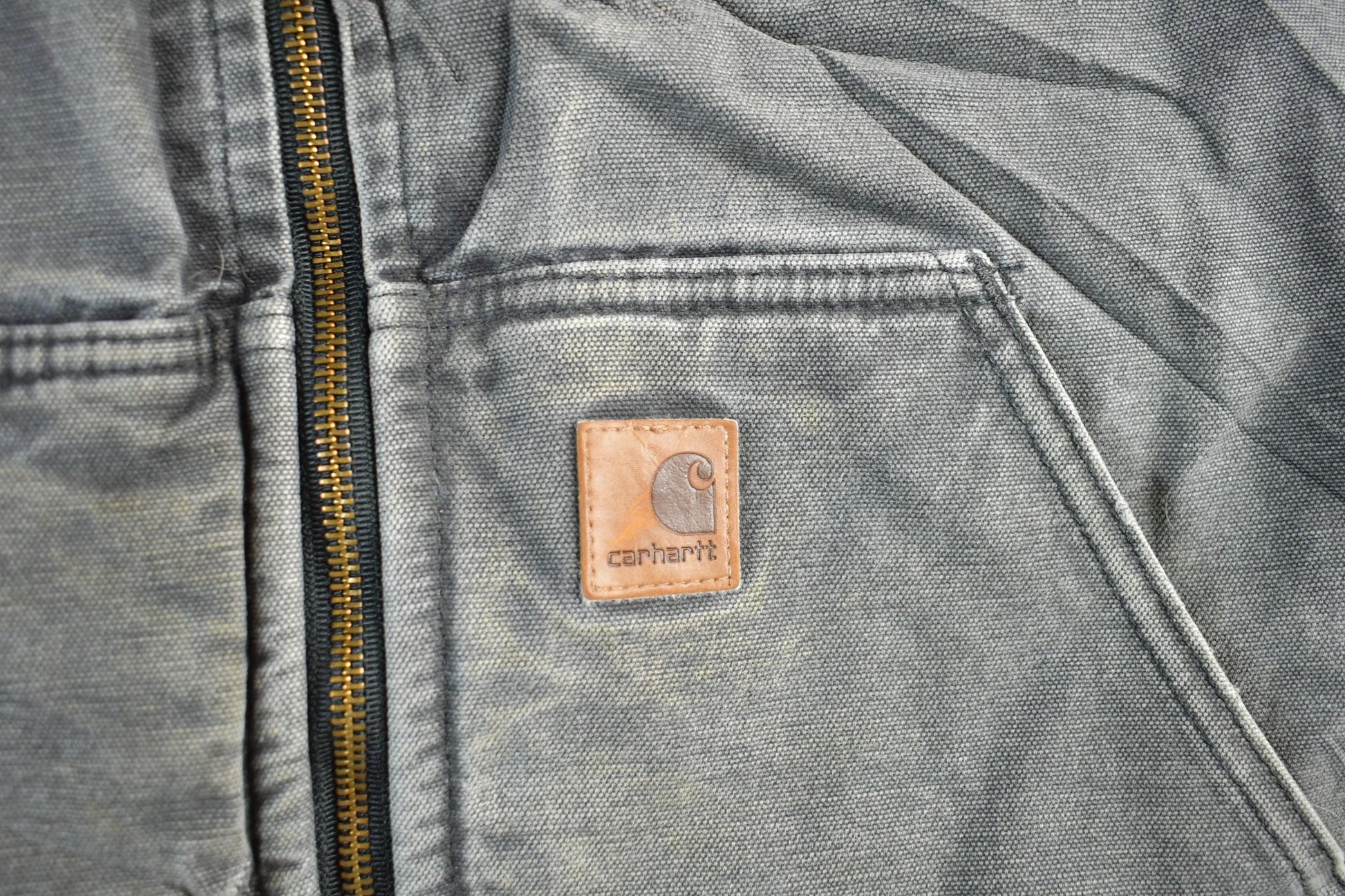 Vintage 1990s Carhartt Sherpa Lined Jacket Vest Mens Large from propervintagecanada