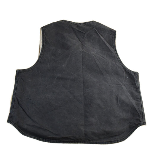 Vintage 1990s Carhartt Sherpa Lined Jacket Vest Mens XL from propervintagecanada