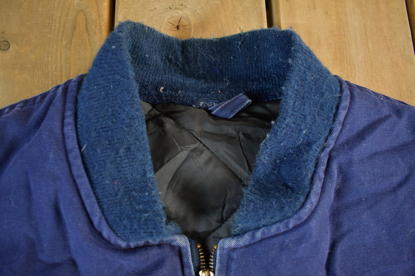 Vintage 1990s Carhartt Sun Faded Distressed Vest Jacket Mens XL from propervintagecanada