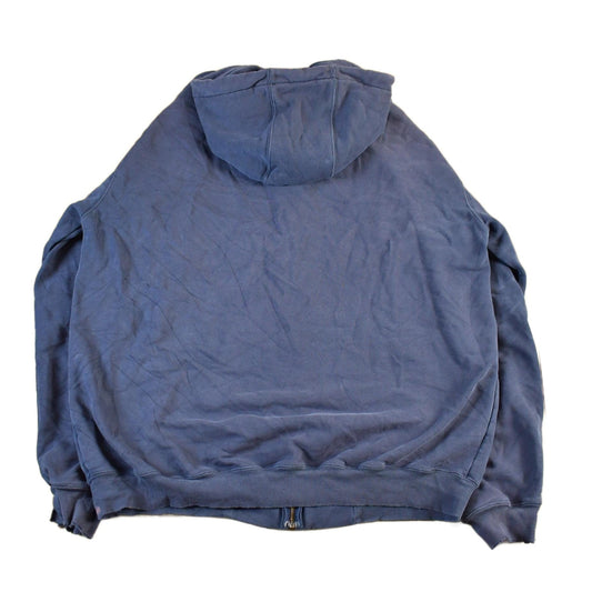 Vintage 1990s Carhartt Sun Faded Distressed Zip Up Hoodie Men's Large from propervintagecanada