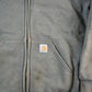 Vintage 1990s Carhartt Thermal Lined Heavy Weight Zip Up Hoodie Men's XL from propervintagecanada