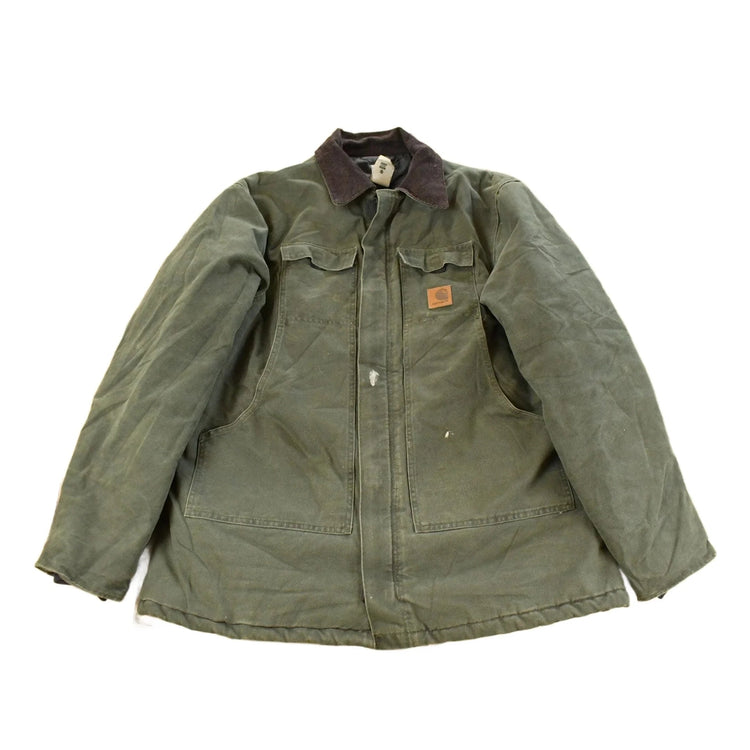 Vintage 1990s Carhartt Traditional Work Jacket Men's XL Tall / Workwear / Streetwear / Quilt Lined Jacket / Made in USA from propervintagecanada