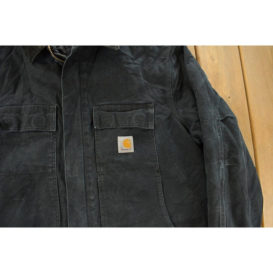 Vintage 1990s Carhartt Traditional Work Jacket Men's XL / Workwear / Streetwear / Quilt Lined Jacket / Made in USA from propervintagecanada