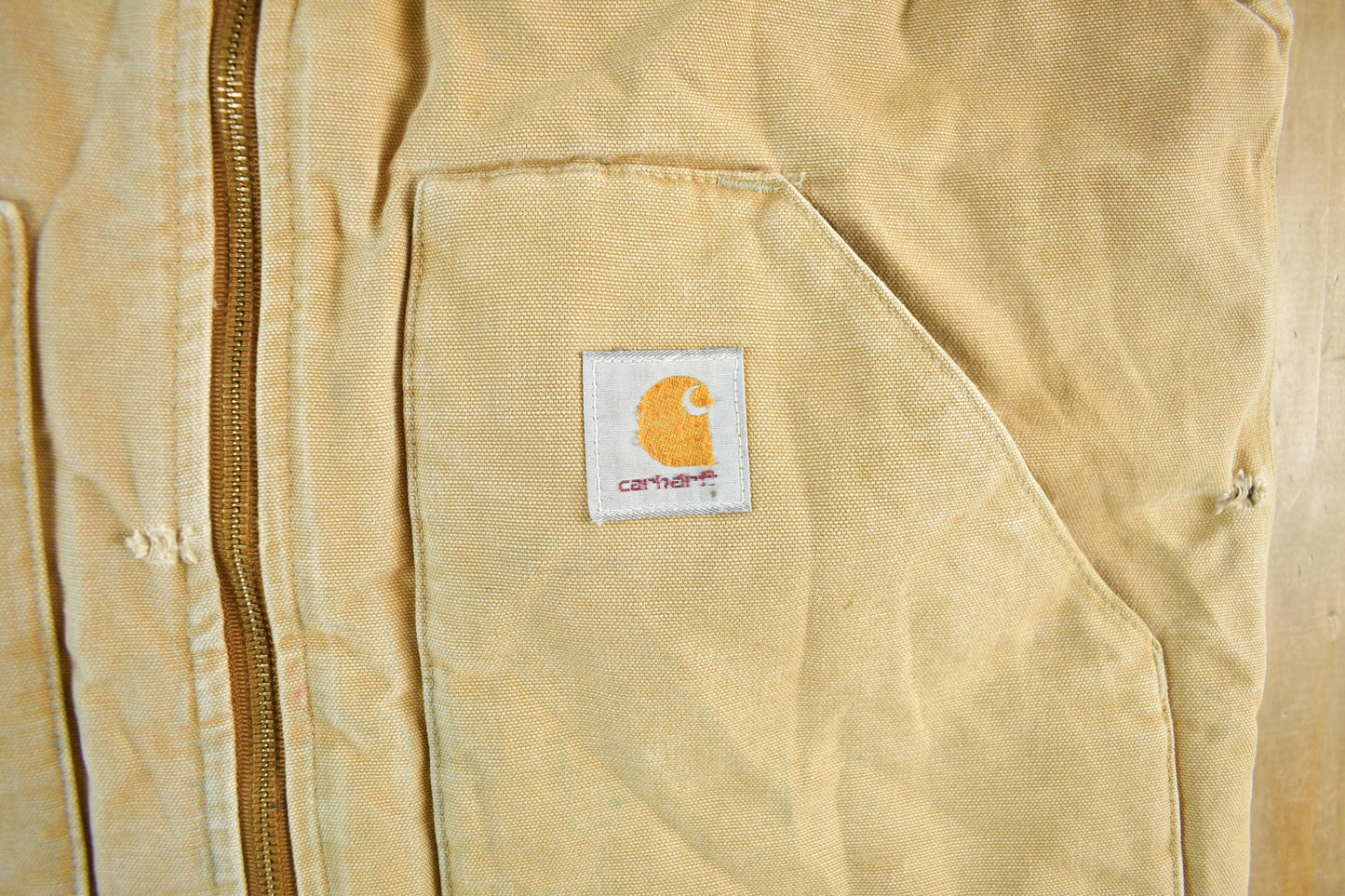Vintage 1990s Carhartt Vest Jacket Mens Medium from propervintagecanada