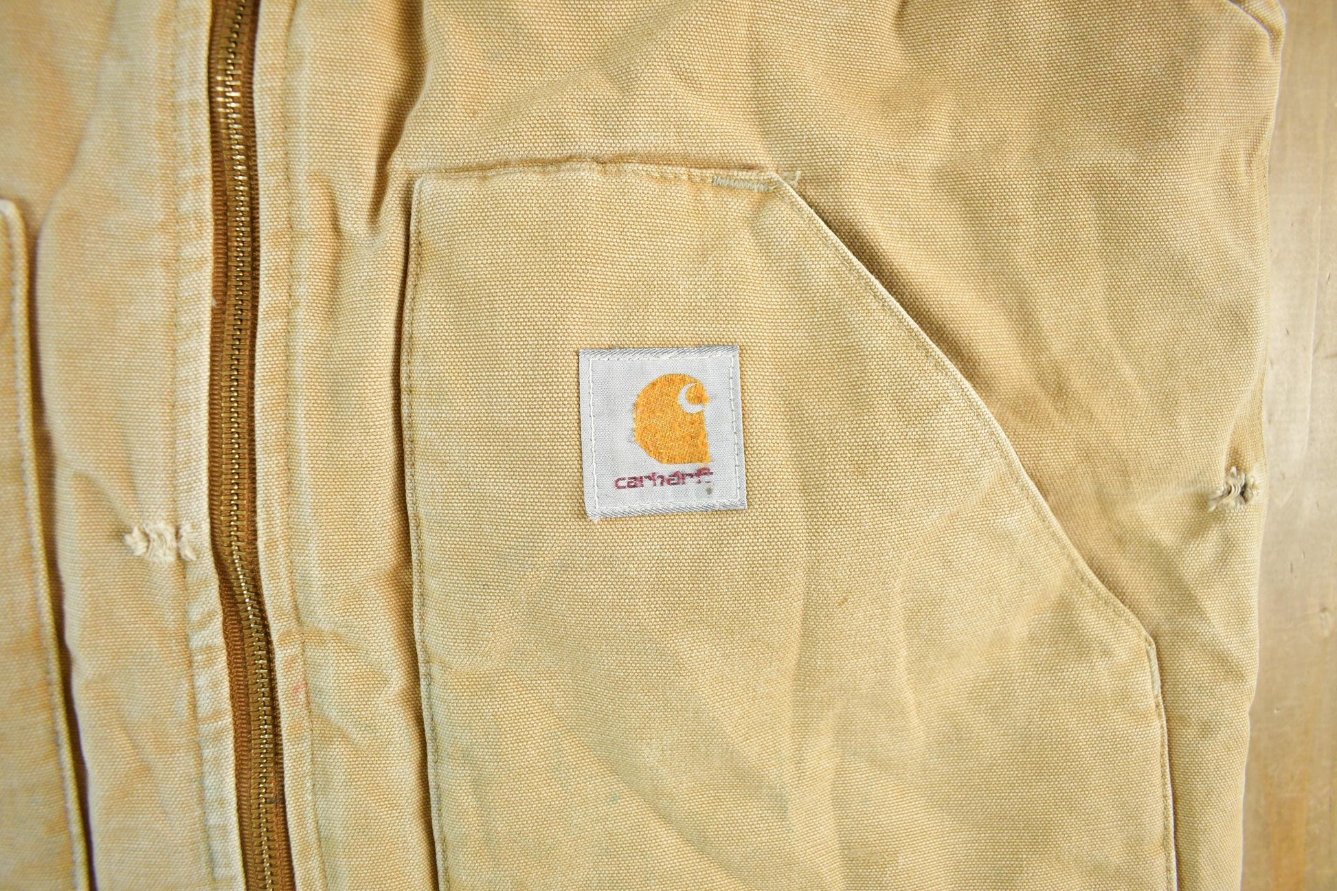 Vintage 1990s Carhartt Vest Jacket Mens Medium from propervintagecanada