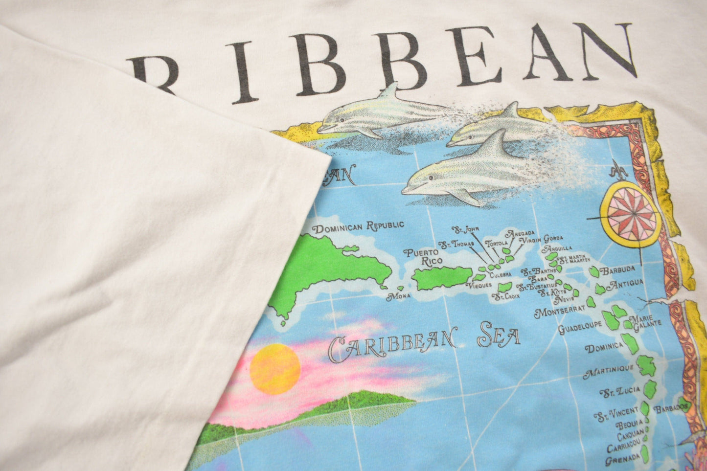 Vintage 1990s Caribbean Style T-Shirt Men's XL from propervintagecanada