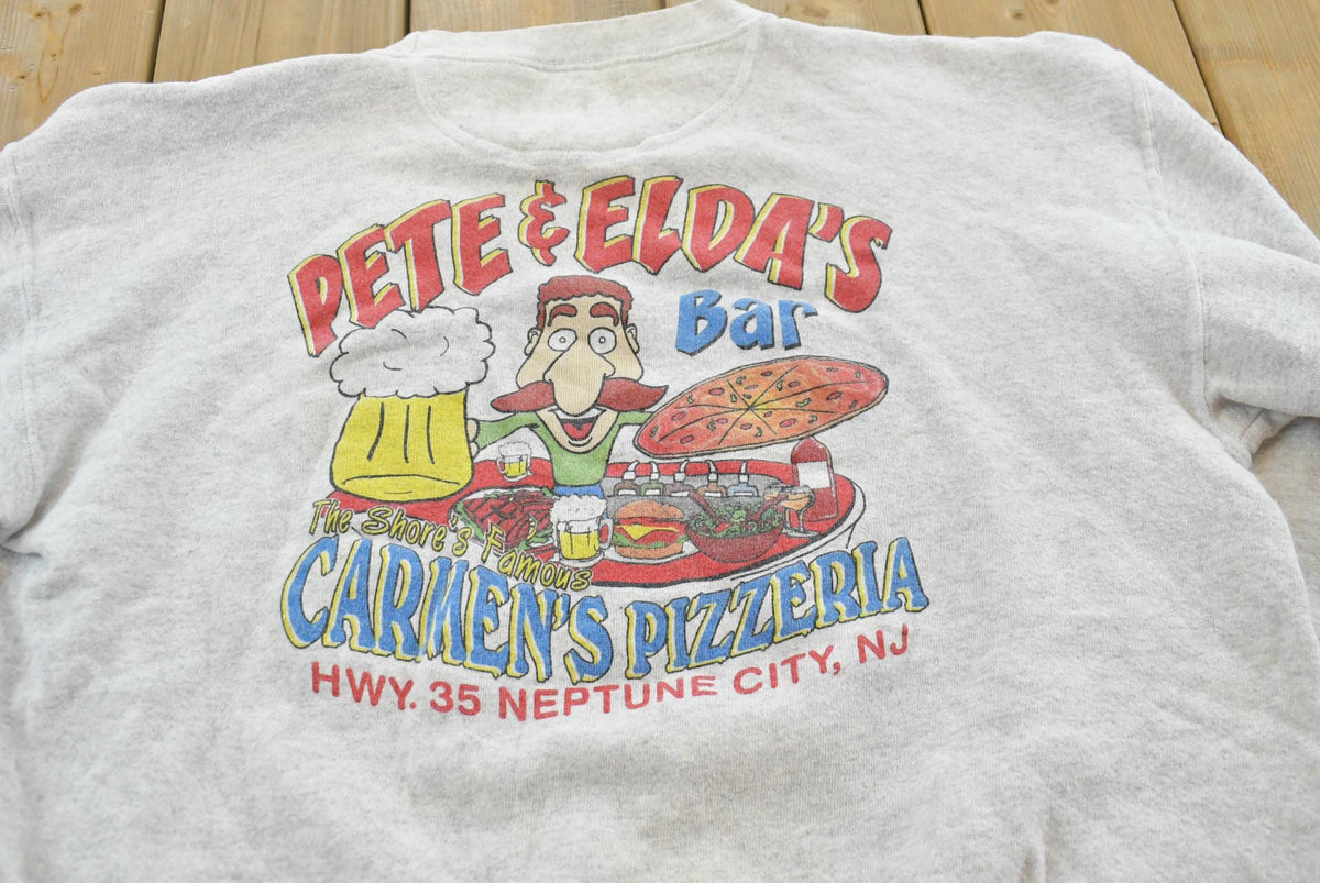 Vintage 1990s Carmen's Pizzeria Sweatshirt Men's M from propervintagecanada