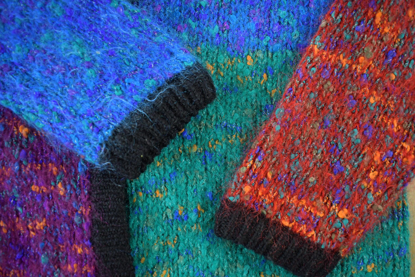 Vintage 1990s Carole Little Mohair Knit Cardigan Sweater Women's M from propervintagecanada