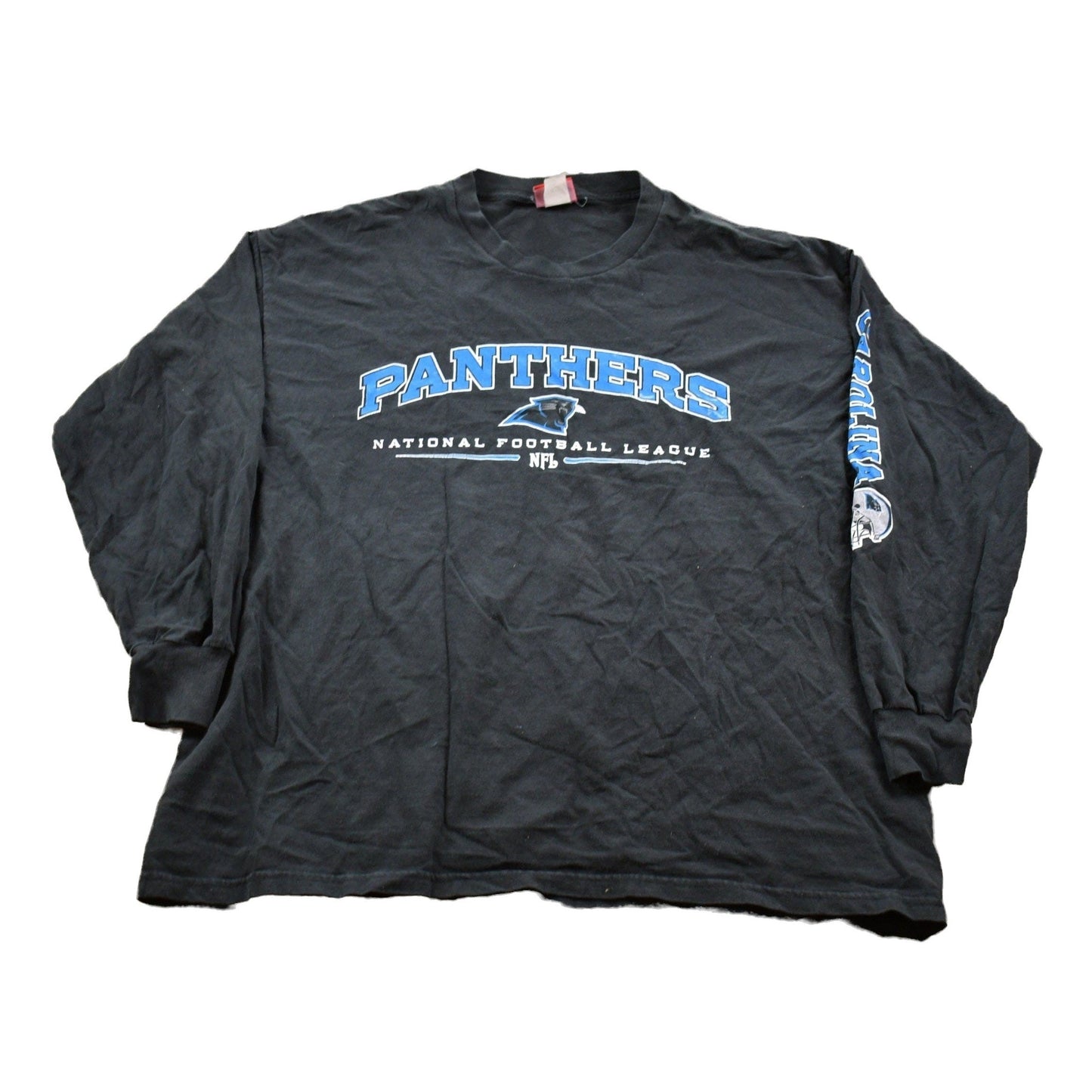 Vintage 1990s Carolina Panthers NFL Long Sleeved T-Shirt Men's 2XL from propervintagecanada