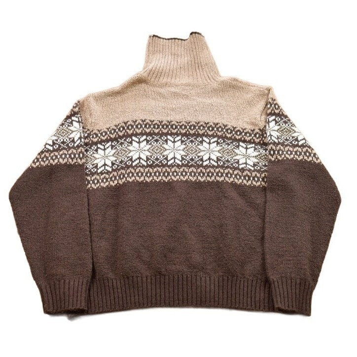 Vintage 1990s Carolyn Taylor Knitted Turtleneck Sweater Men's Small from propervintagecanada