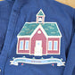 Vintage 1990s Cartoon Schoolhouse Cardigan Sweatshirt Mens L from propervintagecanada