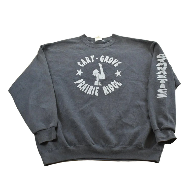 Vintage 1990s Cary-Grove Prairie Ridge Gymnastics Crewneck Sweatshirt Men's L from propervintagecanada
