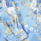 Vintage 1990s Casey And Max Denim AOP Floral Button Up Shirt Womens L from propervintagecanada