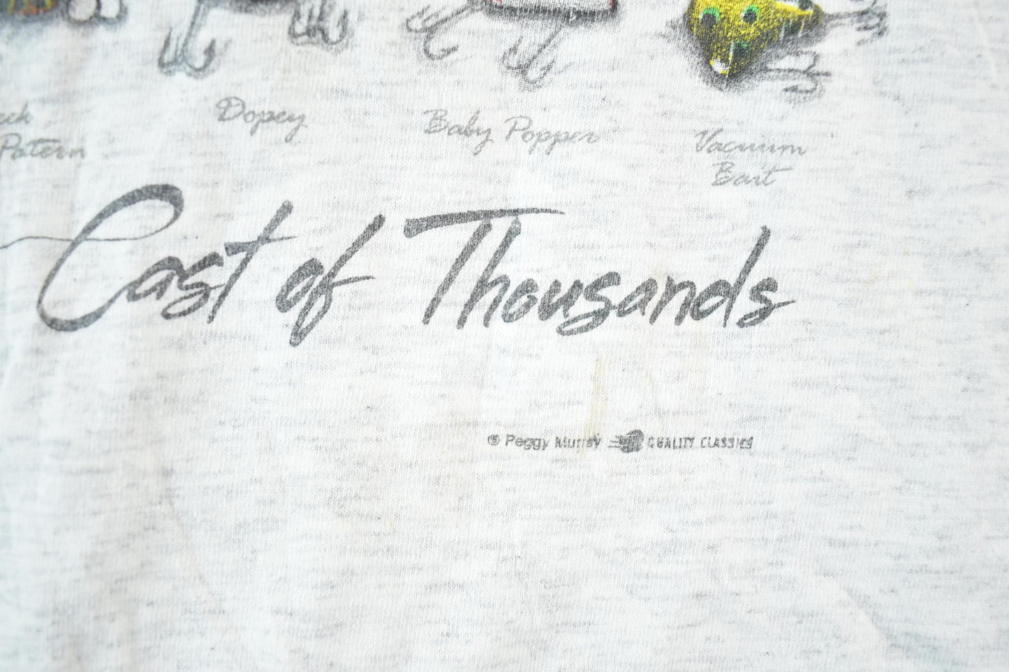 Vintage 1990s Cast Of Thousands Souvenir Luer T-Shirt Mens L from propervintagecanada