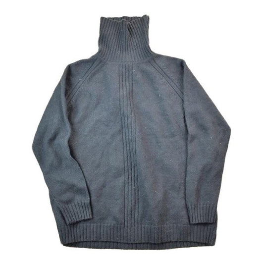 Vintage 1990s Casual Corner 50% Merino Wool Knit Turtleneck Sweater Men's Large from propervintagecanada