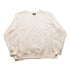 Vintage 1990s Casual News Blank White Crewneck Sweatshirt Men&