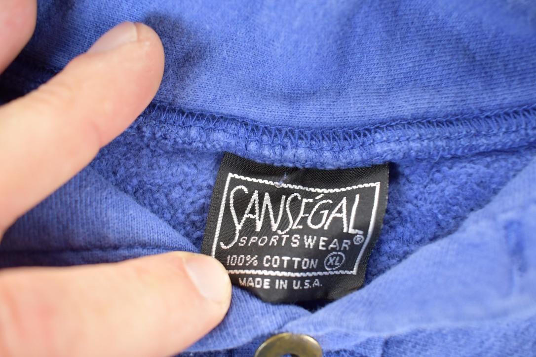 Vintage 1990s Catalina Island Quarter Button Crewneck Sweatshirt Mens XL from propervintagecanada